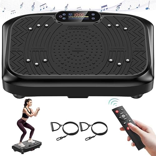 Taevno Vibration Plate Exercise Machine,Vibration Plate Machine 199 Adjustable Speed,Vibrating Plate Exercise Machine Automatic Mode P1-P7,Vibration Platform with LED & Bluetooth 450 Lbs Capacity - Image 1