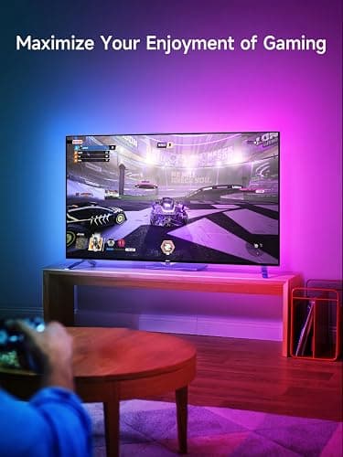 KANTUTOE LED Lights for TV, 16.4ft TV LED Backlight for 45-75in, RGB TV Backlight Behind Strip with Music Sync, Bluetooth APP and Remote Control Strip Lights USB Powered for Bedroom, Gaming thumbnail 4
