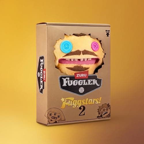 Fuggler Fugg Stars Series 2 9 Inch Plush Collectible Toy (Mr.Fug) by ZURU Featuring Funny Ugly Monster Design with Wild Expressions, Unique Personalities, and Chaotic Style for Fans and Collectors thumbnail 4
