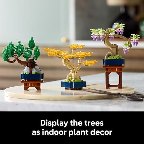 LEGO Botanicals Mini Bonsai Trees Building Set - Artificial Bonsai Tree Building Blocks for Adults, Ages 18+ - DIY Home and Office Decor for Men and Women - Gift for Christmas - 10373 thumbnail 5