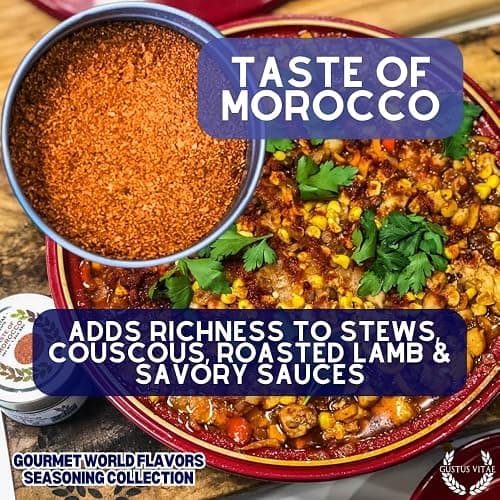Gourmet World Flavors Seasoning Collection | Non GMO Verified | 6 Magnetic Tins | Spice Blends | Crafted in Small Batches by Gustus Vitae | #68 thumbnail 5