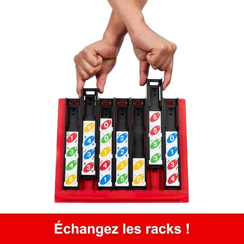 Mattel Games UNO Quatro, Jeu De Tuiles Familial pour Enfants Et Adultes, Jeux De Société pour Soirée Jeu en Famille Ou en Voyage, 2 À 4 Joueurs, Jouet pour Enfant de 7 Ans et Plus, HPF82 thumbnail 6