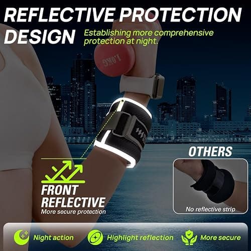 BeatBoost Ankle Wrist Weights for Women Men A Pair of 1 2 3 4 6 8 10 Lbs Arm Leg Weight Set with Adjustable Straps for Walking Pilates Exercise Workout Gym Aerobics thumbnail 7