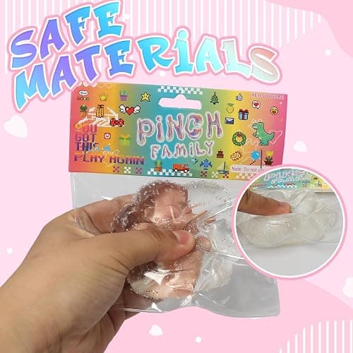1pcs Squishy Paw, Cat Paw Squeeze Toys,Cute Fufu Toys, Fidget Toys for Stress Relief, Novelty Cute Things Sticky Mochi Toys thumbnail 5