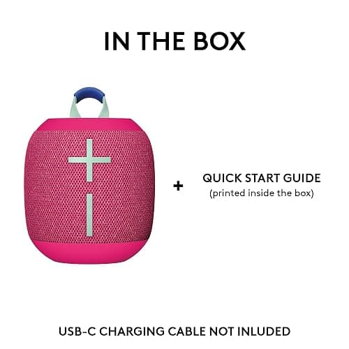 Ultimate Ears WONDERBOOM 4 Portable Waterproof Bluetooth Speaker with Balanced 360-Degree Sound and Bass, Dustproof Floating Speaker with 131ft (40m) Range - Pink thumbnail 9