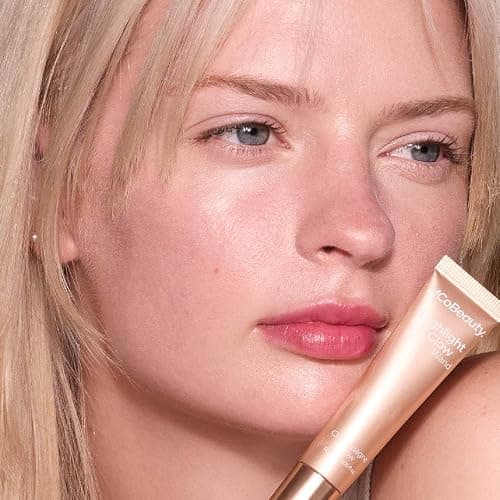 MCoBeauty - Highlight and Glow Beauty Wand - Buildable Liquid Highlighter - Champagne Shade - Liquid Cream with Cushion Applicator for Soft, Radiant Finish - Highlighters Makeup thumbnail 4