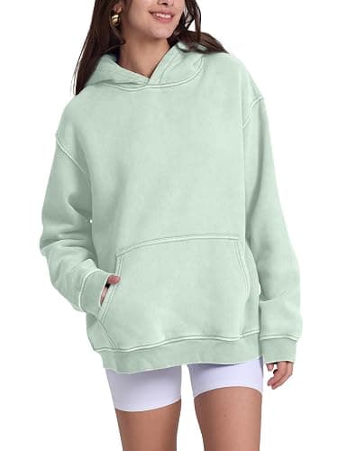 Hatant Oversized Hoodie Sweatshirts for Women Couples Heavyweight Hoodies Pullover Vintage Acid Wash Sweaters Pullover 2026 thumbnail 2