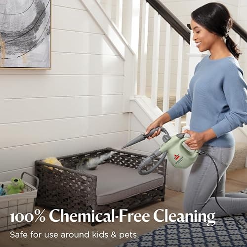 BISSELL® Steam Shot™ OmniReach handheld portable steam cleaner for tile, grout, windows, bathrooms, kitchens, fabric steaming tool thumbnail 4