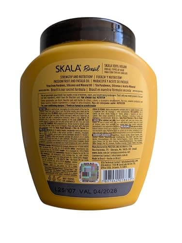 SKALA - Brasil - Creme de Tratamento 2 em 1 Maracuja e Oleo De Pataua 1 Kg - (Passion Fruit & Pataua Oil 2 in 1 Treatment Cream Net 35.27 Oz) thumbnail 2