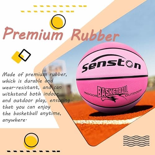 Senston Basketball Balls Size 3/5/6/7 Basketballs Indoor Outdoor 27.5/29.5 inch Basketball thumbnail 5