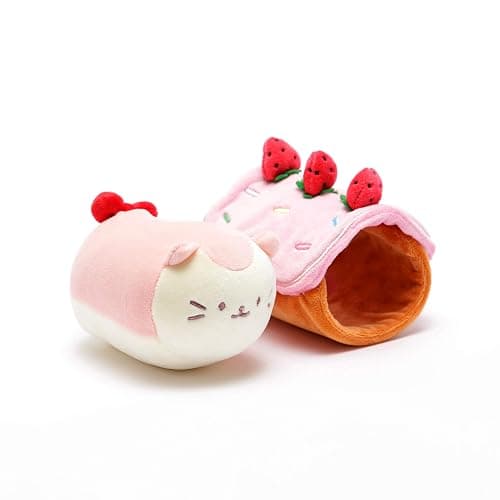 Anirollz Stuffed Animal Plush Toy – 2 Pieces 6" +10" Set Plush Doll | Soft, Squishy, Warm, Cute, Comfort, Safe | Birthday Gift Pillow with Kawaii Kitty Cat Kittiroll thumbnail 5