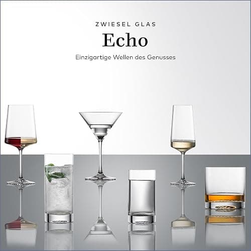 Zwiesel Glas Longdrinkglas Echo (4-er Set), stilvolle Trinkgläser für Longdrinks, spülmaschinenfeste Tritan-Kristallgläser, Made in Germany (Art.-Nr. 123378) thumbnail 9