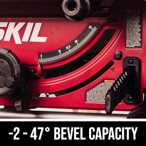 SKIL 15 Amp 10 Inch Portable Jobsite Table Saw with Folding Stand- TS6307-00 thumbnail 6