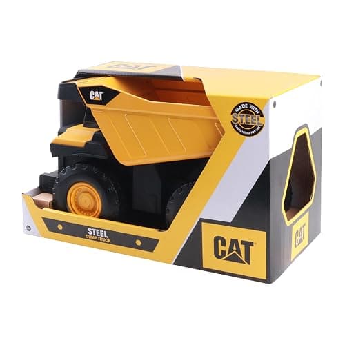 Cat Construction Toys, Steel Dump Truck 16" - Real Steel Body, Working Dump Bed, Oversize All-Terrain Wheels, Heavy-Duty Construction Vehicle for Indoor/Outdoor Play, Kids Ages 3 + thumbnail 6