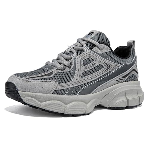 BAASPLOA Women's Chunky Fashion Sneakers Casual Sports Shoes Mesh Breathable Athletic Gym Workout Tennis Shoe Platform Thick Walking Shoes - Image 1