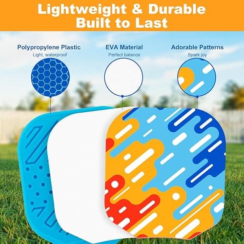 Stocking Stuffers Kids Pickleball Paddles- Boys Toys for Kid Ages 4 5 6 7 8 Year Old Boys Girls Gifts, Beginner Easy to Use Backyard Ball Games Set of 2, Lightweight and Durable Grip for Small Hands thumbnail 3