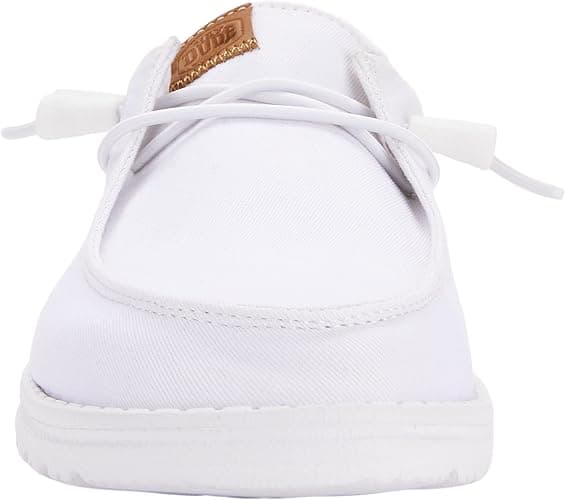 HEYDUDE Women's Wendy Stretch Canvas Slip On Shoes | Easy On Loafer | Elastic Laces, Breathable Canvas Upper, Removable Foam Insole, Flexible Outsole, Lightweight Packable Construction thumbnail 2