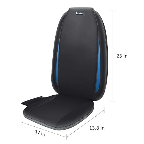 COMFIER Shiatsu Back Massager with Heat,Deep Tissue Kneading Massage Seat Cushion,Massage Chair Pad for Full Back,Body Massager for Home or Office Chair use thumbnail 6