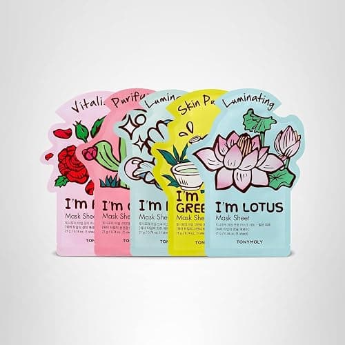 TONYMOLY I'm Real Sheet Mask, Korean Skin Care Face Mask , Hydrating & Moisturizing Skincare, Vitamin Infused Facial, Soothes Skin thumbnail 8