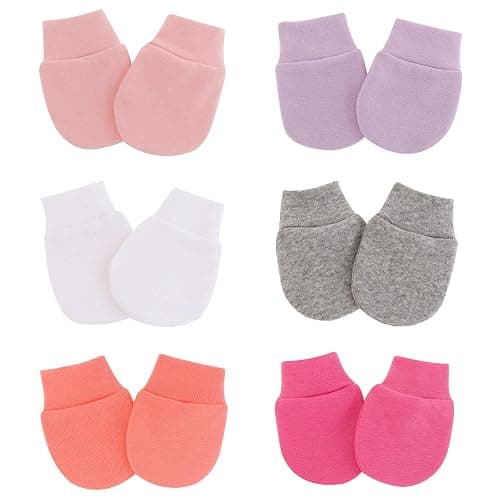 Baby Mittens No Scratch Mittens Infant Soft Gloves Mittens for 0-6 Months Boys Girls - Image 1