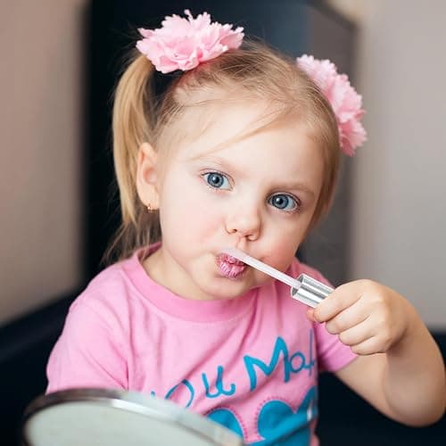 Hello Kitty 5 Pc Plant Based, Moisturizing Lip Gloss Makeup Set for Girls Kids Toddlers, Perfect for Parties Sleepovers Makeovers Birthday Gift for Girls 3 Yrs+ by Townley Girl thumbnail 5