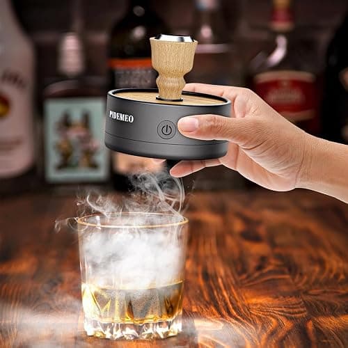 Electric Cocktail Smoker Kit with Torch – Smoked Whiskey Infuser Set with Wood Chips, Ideal Old Fashioned Kit, Whiskey Smoker Gift for Men, Dad, Bourbon Lover (No Butane) thumbnail 2