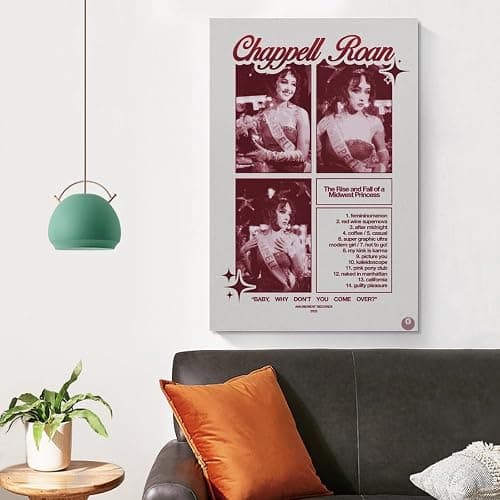 Generic Vintage Chappell Roan Poster Canvas Wall Art Decor Living Room Bedroom 12x18inch (30x45cm) Style-2 thumbnail 4