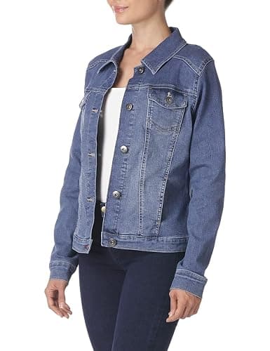 Wrangler Authentics womens Stretch Denim Jacket thumbnail 4