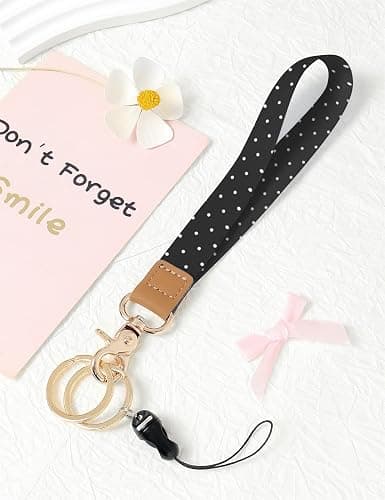 Knagsfa Wristlet Keychain, Cute Wrist Strap for Women, Wrist Lanyard for Keys, Wallet, Id Holder, Cell Phone thumbnail 2