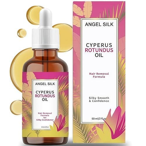 Cyperus Rotundus Oil, 60ml Natural Cyperus Rotundus Oil For Hair Removal Formula, Moisturizing & Soothing Cyperus Oil For Reducing Body Hair Growth, Silky Smooth & Confdence, All Skin Types - Image 1
