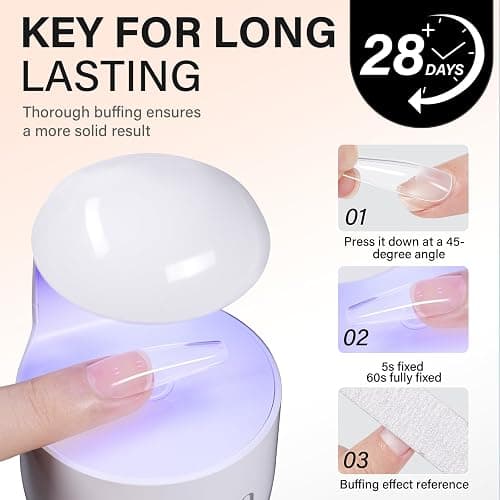 AILLSA Solid Gel Nail Glue for Nail Tips Super Strong Gel Glues Professional Fake Acrylic Soft Nails Glue U V Lamp Curing Needed - Long Lasting 15g / 0.5fl.oz thumbnail 3