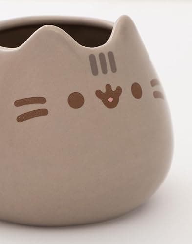 Pusheen the Cat Pusheen Womens Mug and Sock Set | Adults Graphic Print Calf Socks & Ceramic Mug in Pink & Brown | Ladies Tabby Cat with 3D Ears Hot Drinks Mug | Cartoon Comic Strip Merchandise Gift thumbnail 4