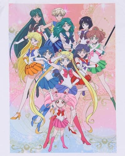 Bioworld Sailor Moon Pajamas Women's Character Poster Raglan Shirt And Jogger Pants Pajama Set thumbnail 6