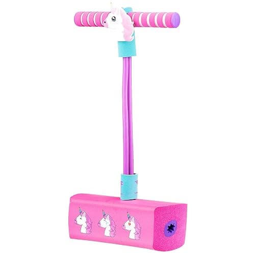 Flybar My First Foam Pogo Jumper for Kids Fun and Safe Pogo Stick for Toddlers, Durable Foam and Bungee Jumper for Ages 3 and up, Supports up to 250lbs - Image 1