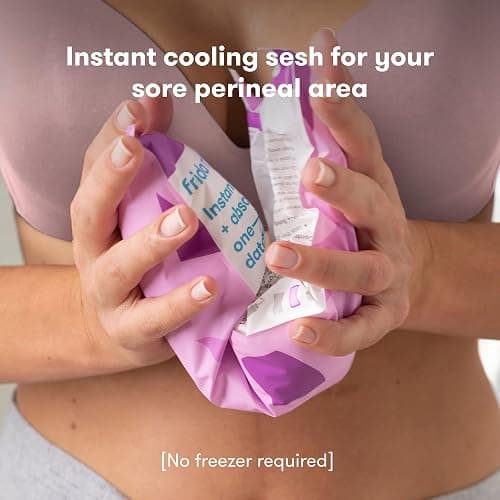 Frida Mom 2-in-1 Postpartum Pads, Absorbent Perineal Ice Maxi Pads, Instant Cold Therapy Packs and Maternity Pad in One thumbnail 4