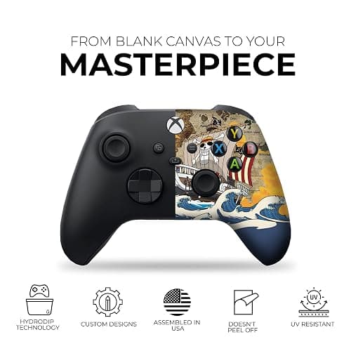 DreamController One Peice Custom X-box Controller Wireless compatible with X-box One/Series X/S Proudly Customized in USA with Permanent HYDRO-DIP Printing (NOT JUST A SKIN) thumbnail 3