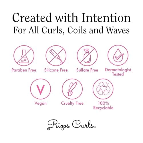 Rizos Curls Trio Bundle, Hydrating Shampoo & Deep Conditioner & Curl Cream Bundle, Gently Cleanse and Hydrate Curly Hair, Style & Define Curls for Frizz Free Volume, For All Curl Patterns 2a - 4c thumbnail 7