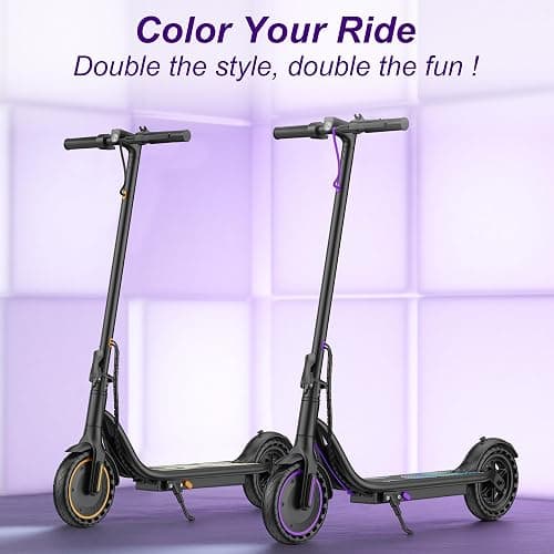 Sigravy Electric Scooter for Adults, Foldable Commuter E Scooter for Teens, 350W Motor, 19 MPH, Up to 21 Miles Range, 8.5" Solid Tires, Cruise Control, Dual Brakes, LED Display thumbnail 8