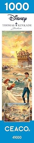 Ceaco - Thomas Kinkade - Disney - The Little Mermaid - Celebration of Love - 1000 Piece Jigsaw Puzzle, 26.6 x 19 thumbnail 8