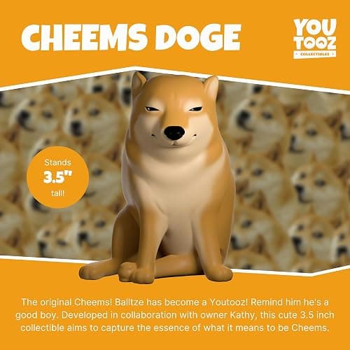 Youtooz Cheems Doge Figure, 3.5" Inch Figure, Internet Famous Doge Cheems Meme Collection Based on Internet Famous Memes thumbnail 4