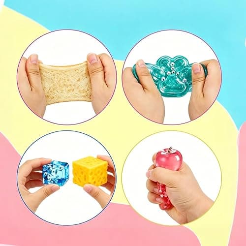 8-Piece Blind Box Malt Sugar Stress Relief Toys， These Soft, Slow-Rebound Cubes Contain Thick Stuffing and are Suitable for Adults and Children， They Relieve Anxiety and Stress. thumbnail 8