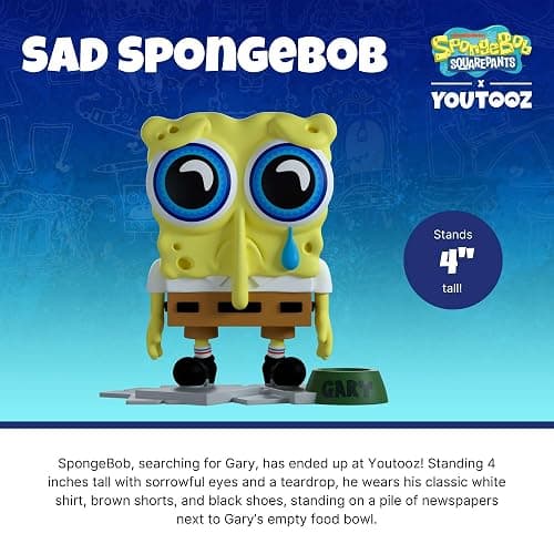 Youtooz Sad Spongebob 4" Vinyl Figure, Collectible Sad Spongebob from Spongebob Squarepants Collection thumbnail 6