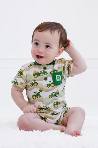 John Deere Truck Romper Newborn to Toddler Sizes (Newborn - 3T) thumbnail 2