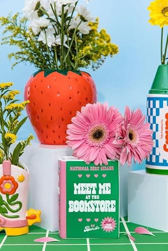 ban.do Vintage Inspired Strawberry Vase, Decorative Ceramic Vase, Large Flower Vase, Unique Strawberry Decor for Home/Kitchen/Office thumbnail 6