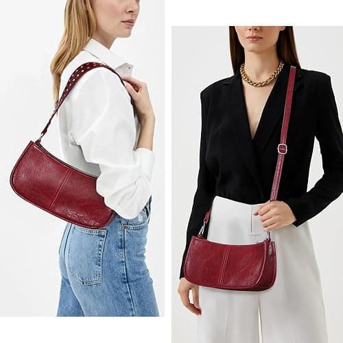 GETERUUV Shoulder Bags for Women Y2k Purse and Handbags Retro Studded Crossbody Bag Small Shoulder Purse Leather Hobo Handbag thumbnail 2
