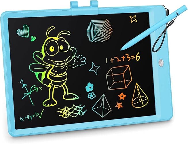 KOKODI LCD Writing Tablet, Gifts for 3 Years Old Boys and Girls,10 Inch Colorful Doodle Board Drawing Tablet, Erasable Reusable Electronic Drawing Pads, Educational and Learning Toys for Kids - Image 1
