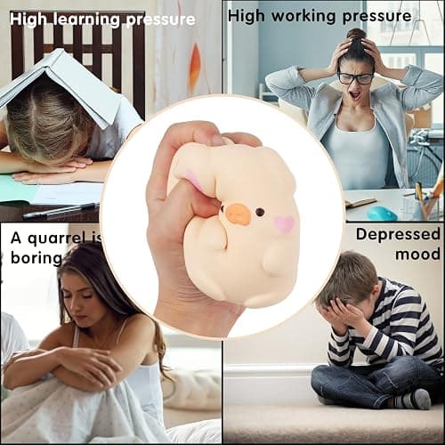 Anboor 4.3" Squishies Toy Shy Pig Kawaii Soft Squishies Animals Toy Slow Rised Squeeze Piggy Squish Stress Relief for Kid Adult Toys thumbnail 5