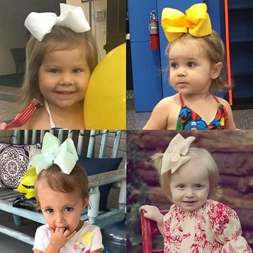 50pcs 6 Inches Large Hair Bows Alligator Clips Grosgrain Ribbon Hair Barrettes Accessories for Toddlers Teens School Girls thumbnail 3