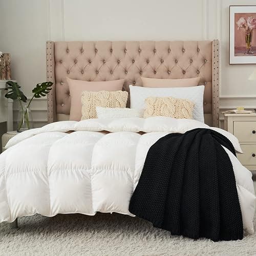 Chunky Cable Knit Throw Blanket Lightweight Black 100% Organic Cotton Blanket for Sofa Couch Bed Baby Nursery, Rustic Shabby Chic Modern Farmhouse, 60” x 80” Give Laundering Bag thumbnail 9