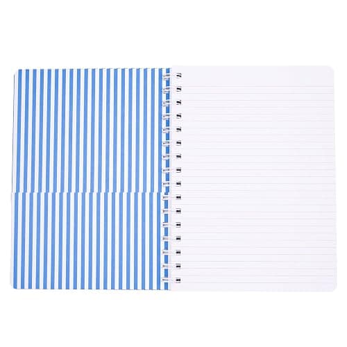 Lilly Pulitzer Hardcover Mini Spiral Notebook, 8.5" x 6.5" Small Journal with 160 College Ruled Pages, Bahamas Beachcomber thumbnail 3